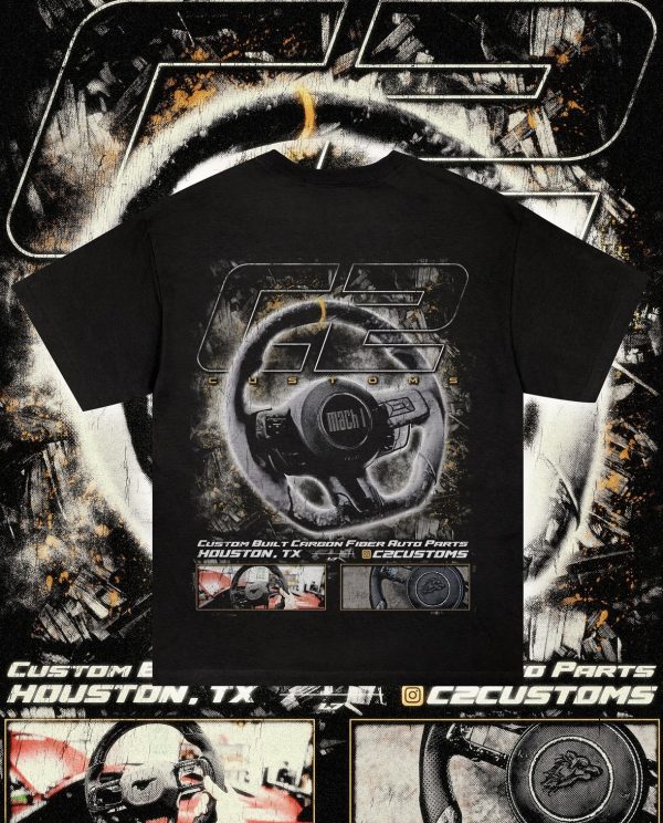 Mach 1 Mustang C2 Customs T-Shirt Rear